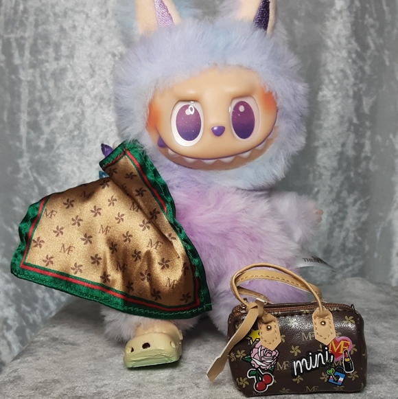 unbranded Other - Scarf And Purse For Dolls Or 17 Cm Plush